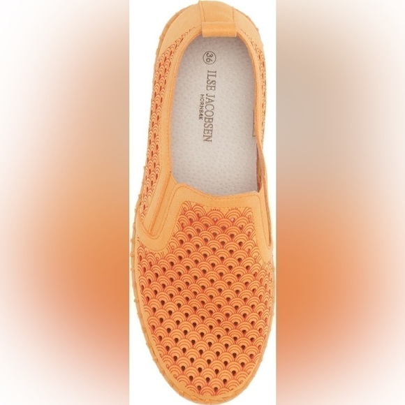 Ilse Jacobsen Tulip 140 Perforated Slip-On Sneaker Mango Sorbet - Picture 6 of 15